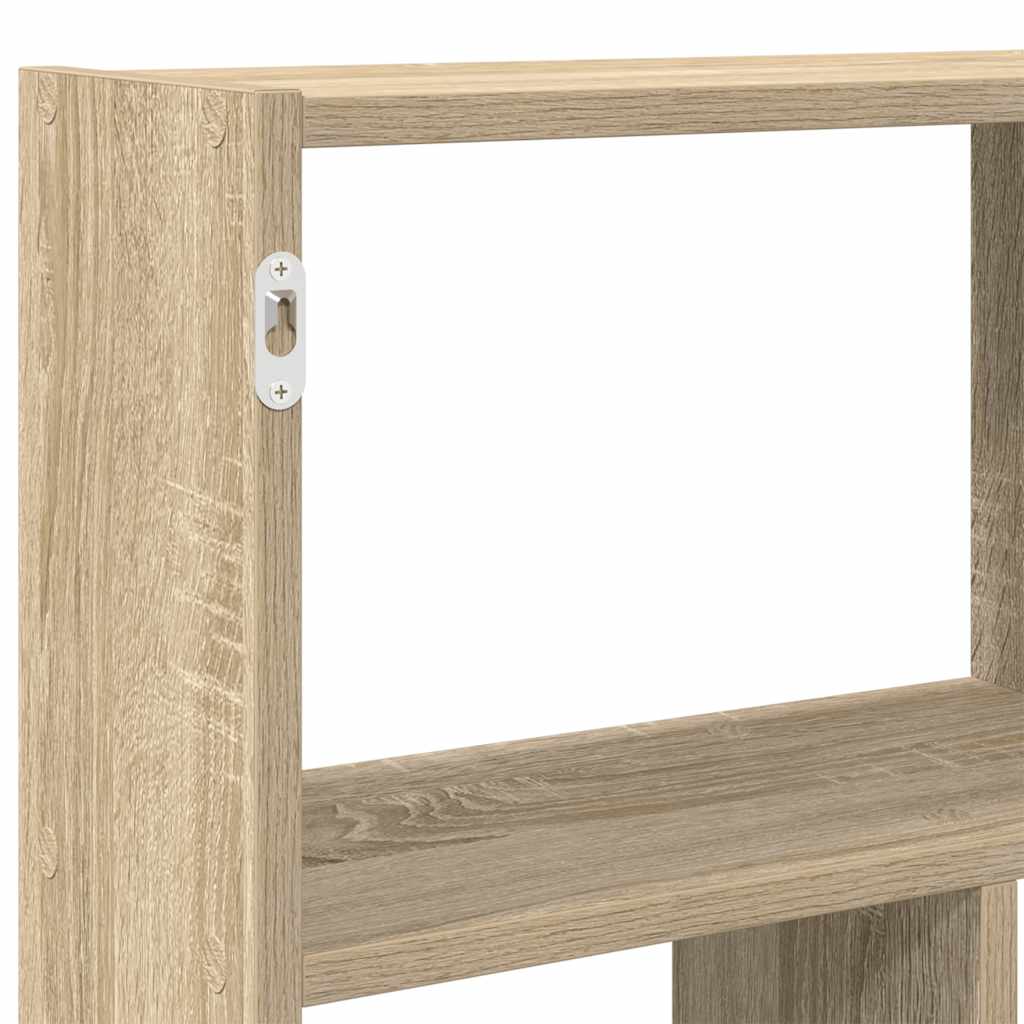 Étagère cube murale 12 compartiments chêne sonoma - XIOS
