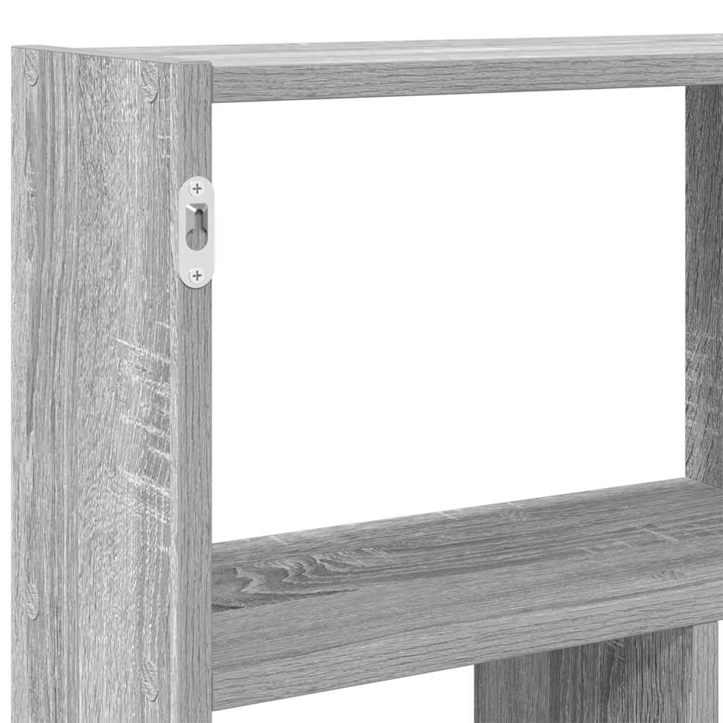 Étagère cube murale 12 compartiments sonoma gris - XIOS