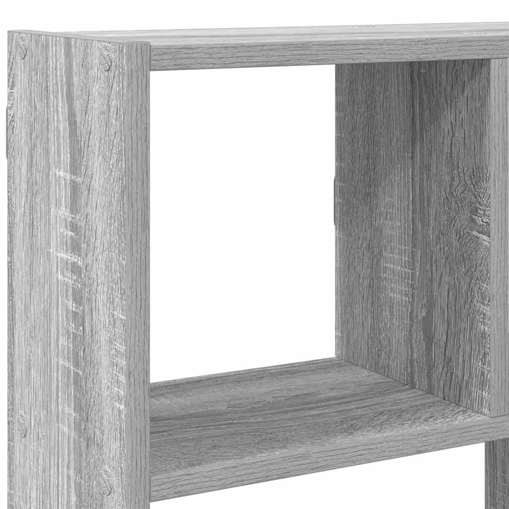 Étagère cube murale 12 compartiments sonoma gris - XIOS