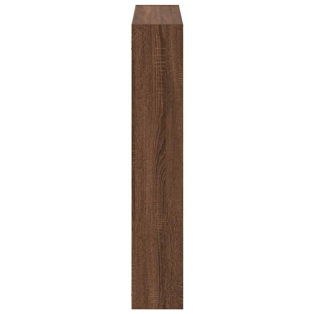 Étagère cube murale 12 compartiments chêne marron - XIOS