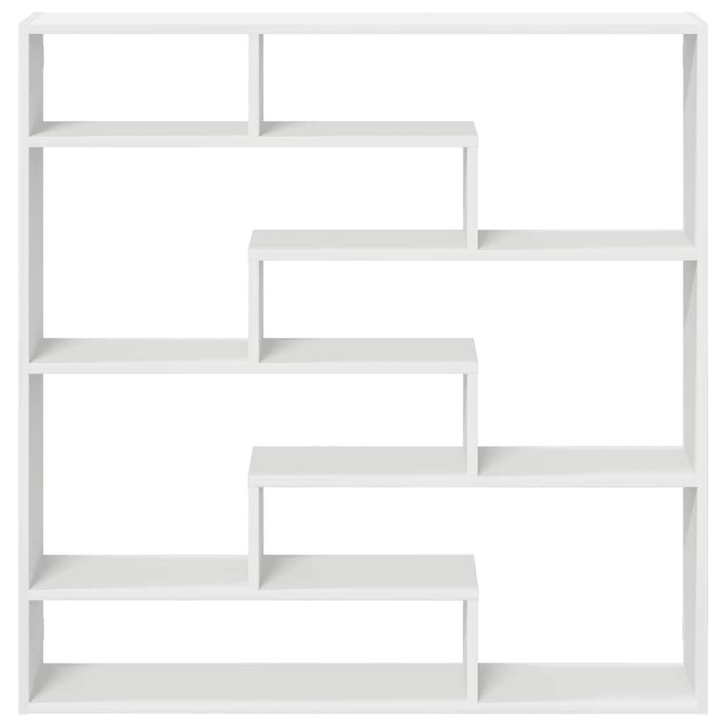Étagère cube murale 7 compartiments blanc bois d'ingénierie - XIOS