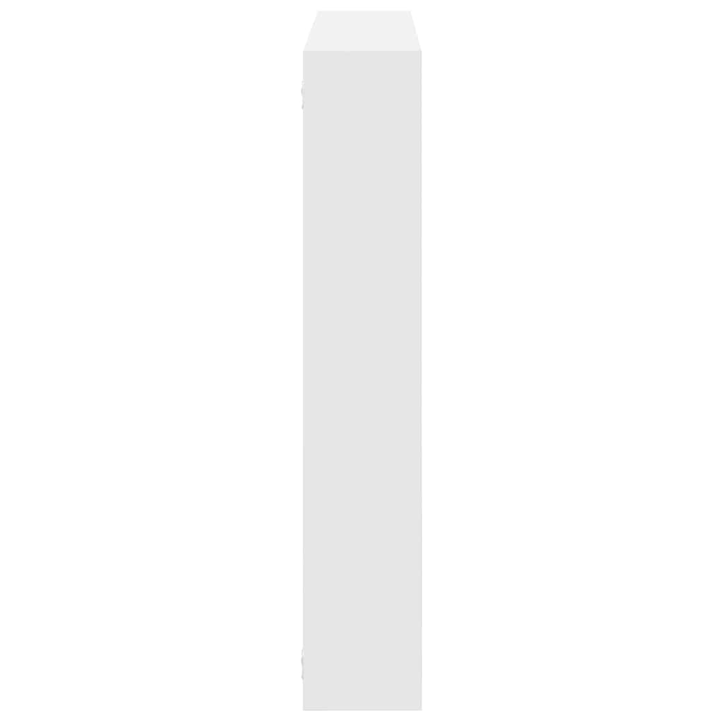 Étagère cube murale 7 compartiments blanc bois d'ingénierie - XIOS