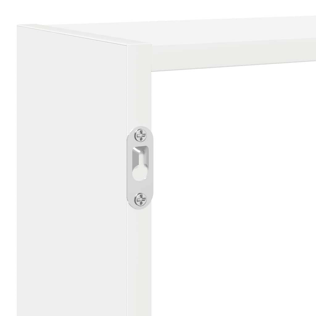 Étagère cube murale 7 compartiments blanc bois d'ingénierie - XIOS