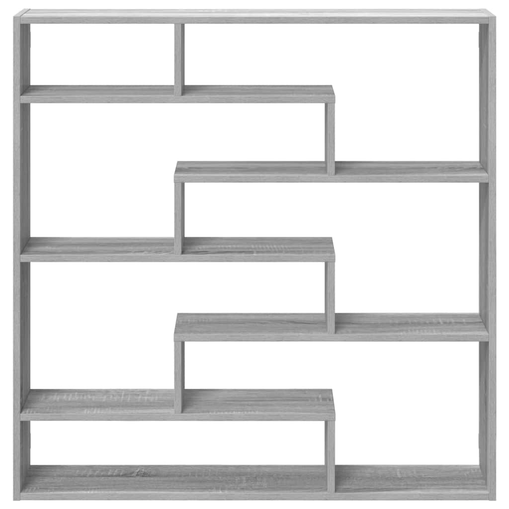 Étagère cube murale 7 compartiments sonoma gris - XIOS