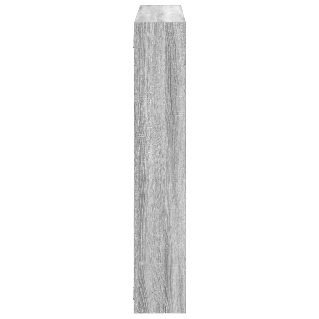 Étagère cube murale 7 compartiments sonoma gris - XIOS