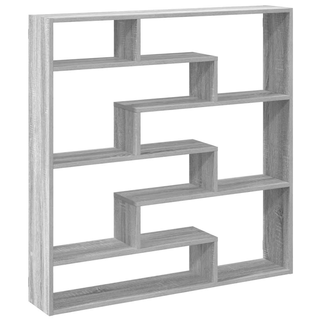 Étagère cube murale 7 compartiments sonoma gris - XIOS