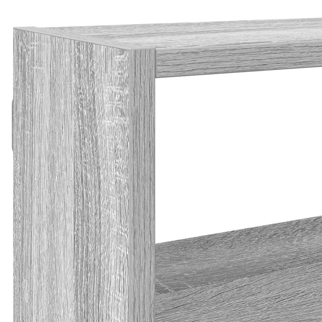 Étagère cube murale 7 compartiments sonoma gris - XIOS