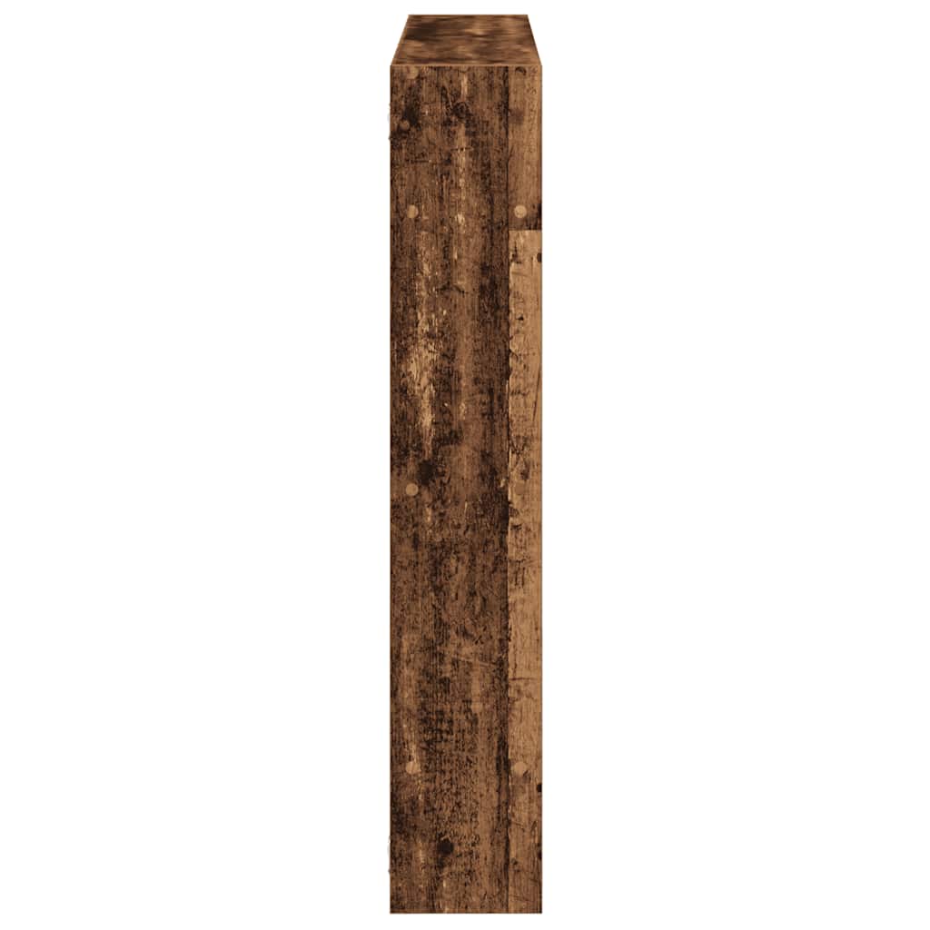 Étagère cube murale 7 compartiments vieux bois bois ingénierie - XIOS