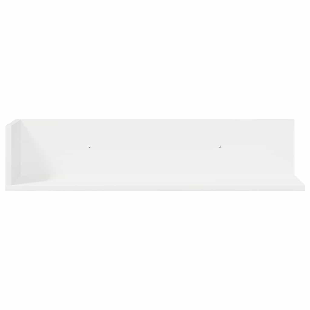 Étagères murales 2 pcs blanc 75x16,5x16,5 cm bois d'ingénierie - XIOS