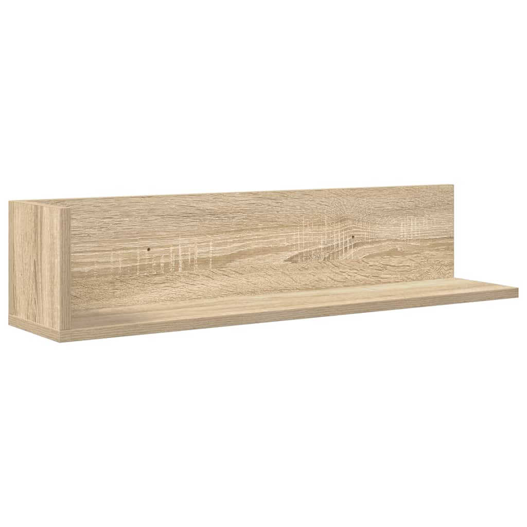 Étagères murales 2 pcs chêne sonoma 75x16,5x16,5 cm - XIOS