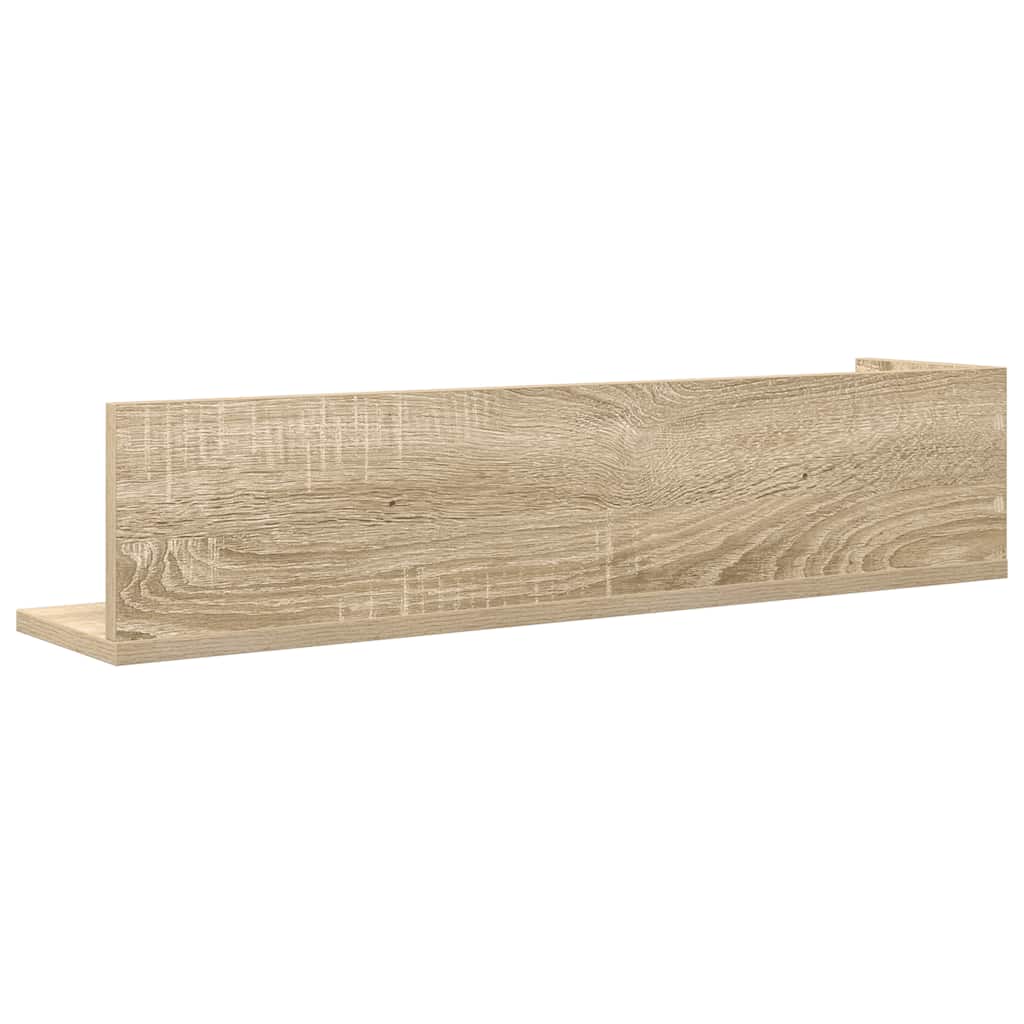 Étagères murales 2 pcs chêne sonoma 75x16,5x16,5 cm - XIOS