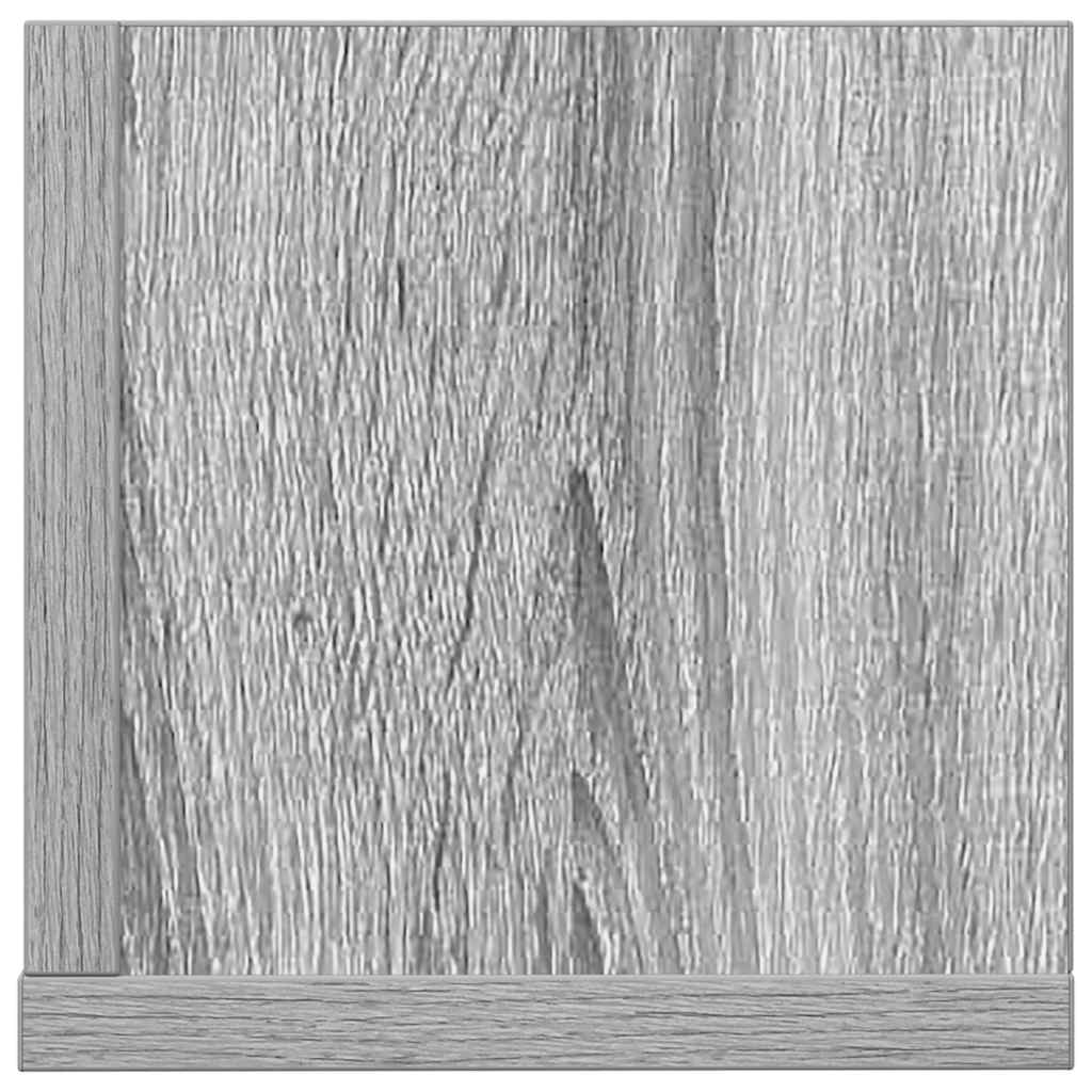 Étagères murales 2 pcs sonoma gris 75x16,5x16,5 cm - XIOS
