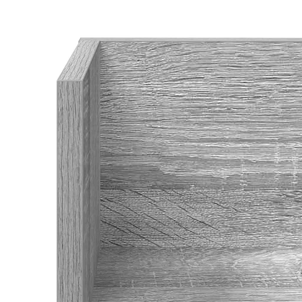 Étagères murales 2 pcs sonoma gris 75x16,5x16,5 cm - XIOS
