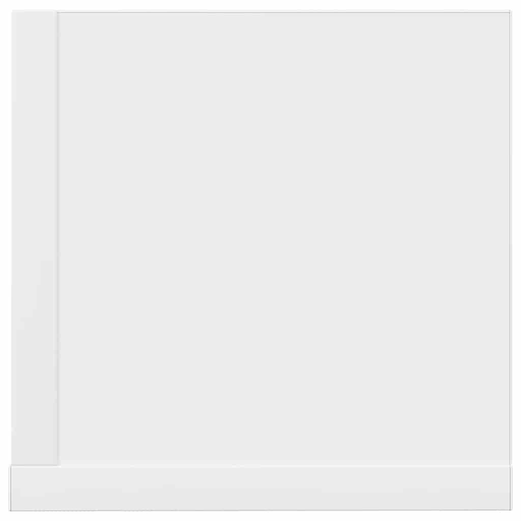 Étagères murales 2 pcs blanc 100x16,5x16,5 cm bois d'ingénierie - XIOS