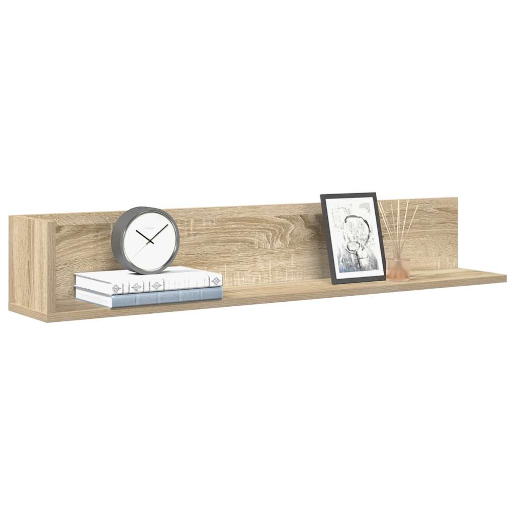 Étagères murales 2 pcs chêne sonoma 100x16,5x16,5 cm - XIOS