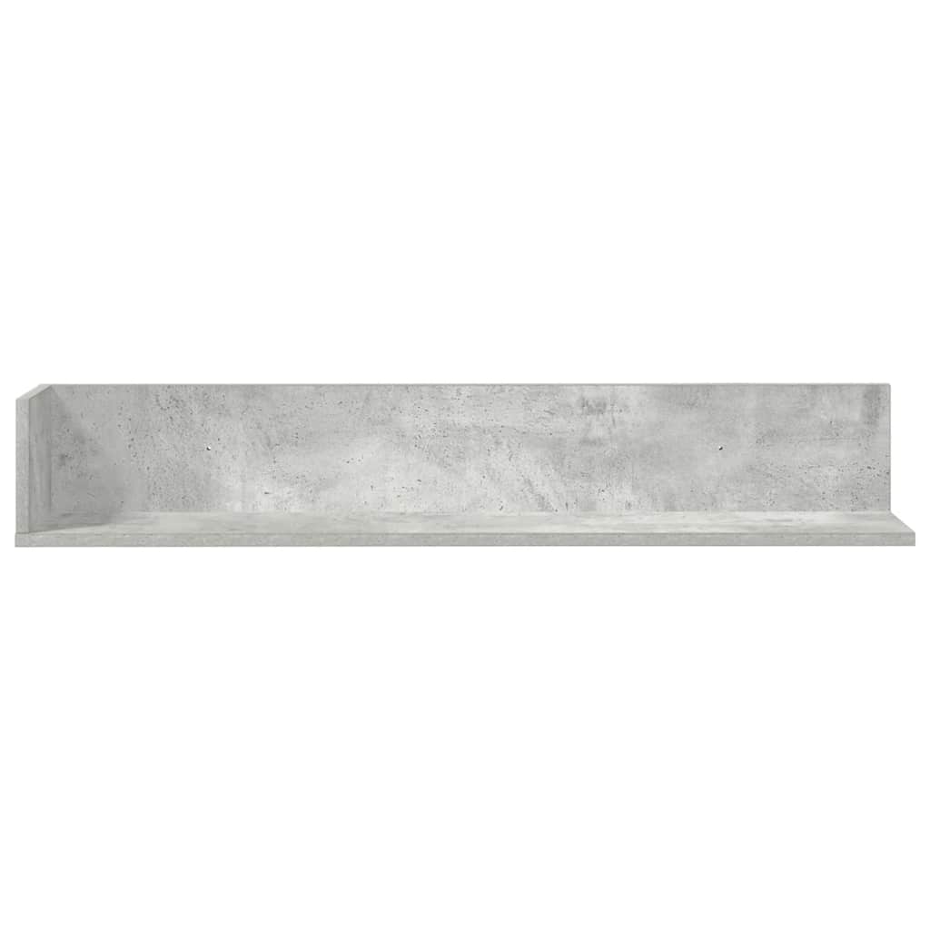 Étagères murales 2 pcs gris béton 100x16,5x16,5 cm - XIOS