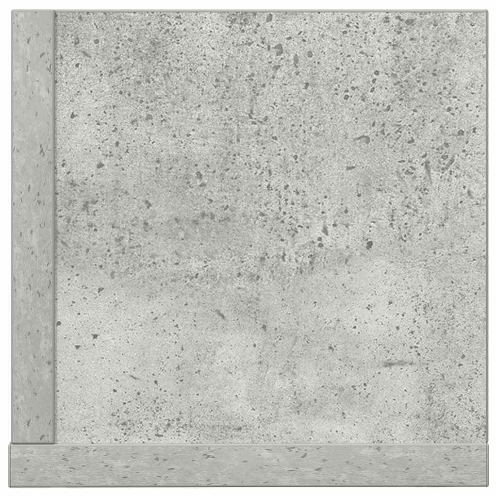 Étagères murales 2 pcs gris béton 100x16,5x16,5 cm - XIOS