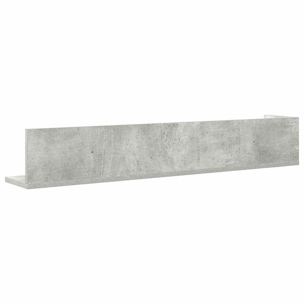 Étagères murales 2 pcs gris béton 100x16,5x16,5 cm - XIOS