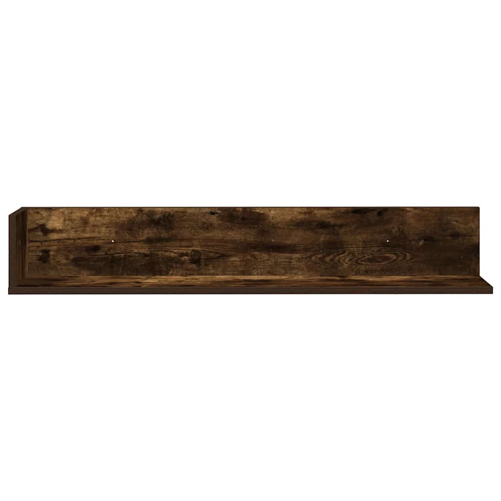 Étagères murales 2 pcs chêne fumé 100x16,5x16,5 cm - XIOS