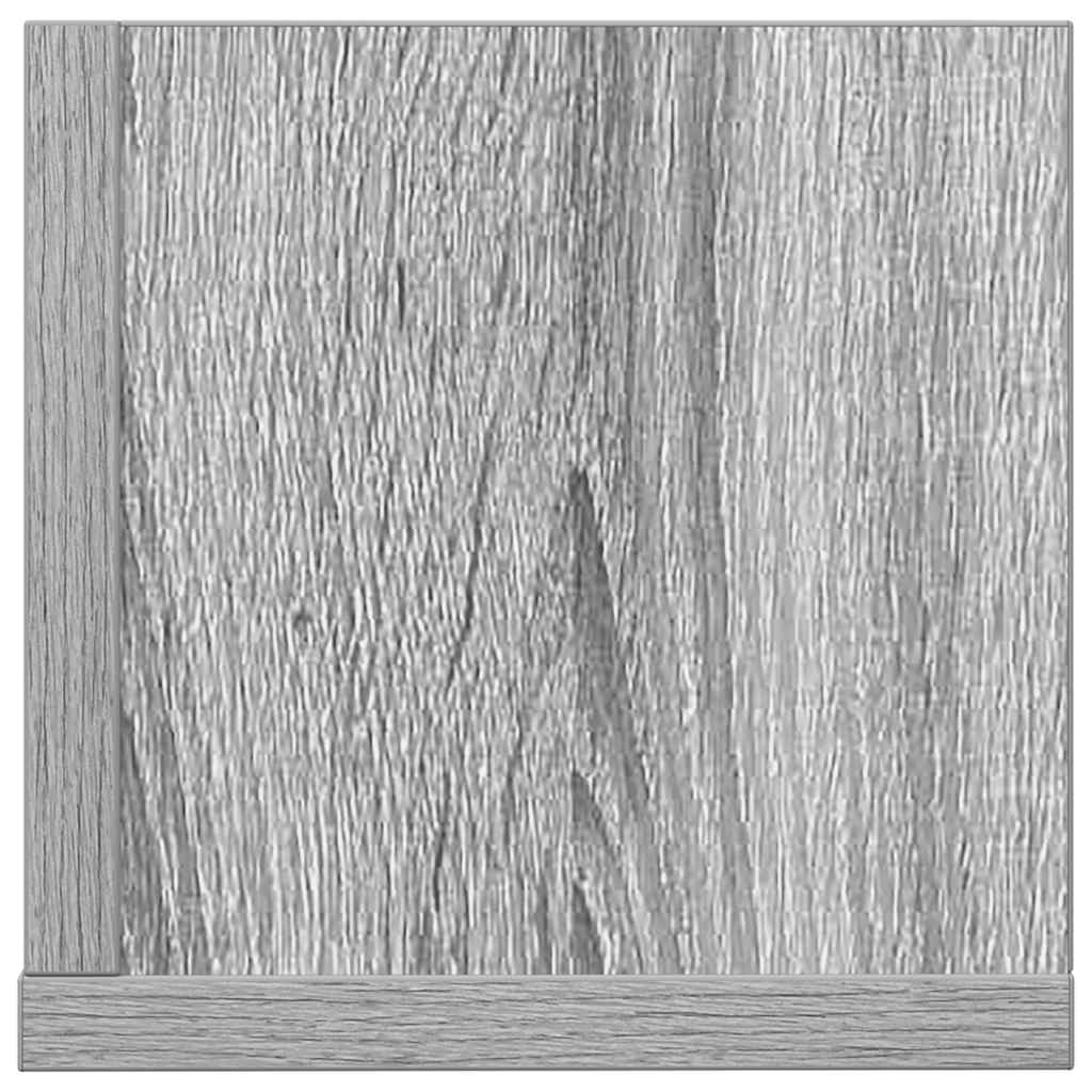 Étagères murales 2 pcs sonoma gris 100x16,5x16,5 cm - XIOS