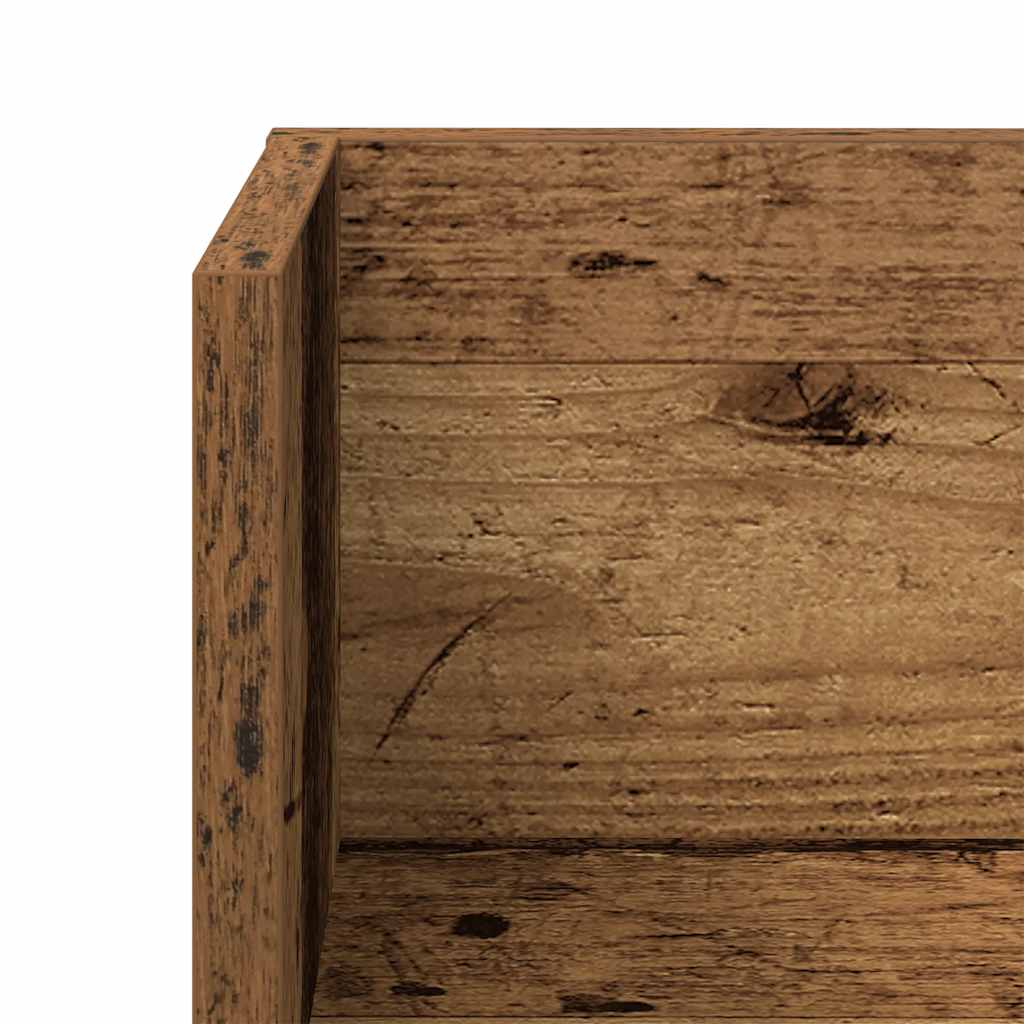 Étagères murales 2 pcs vieux bois 100x16,5x16,5 cm - XIOS