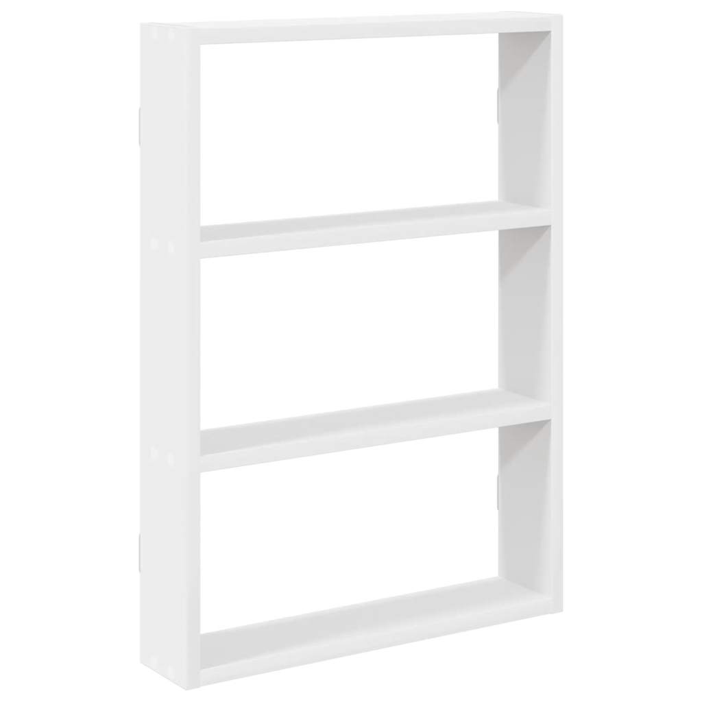 Étagère murale blanc 43x9x60 cm bois d'ingénierie - XIOS