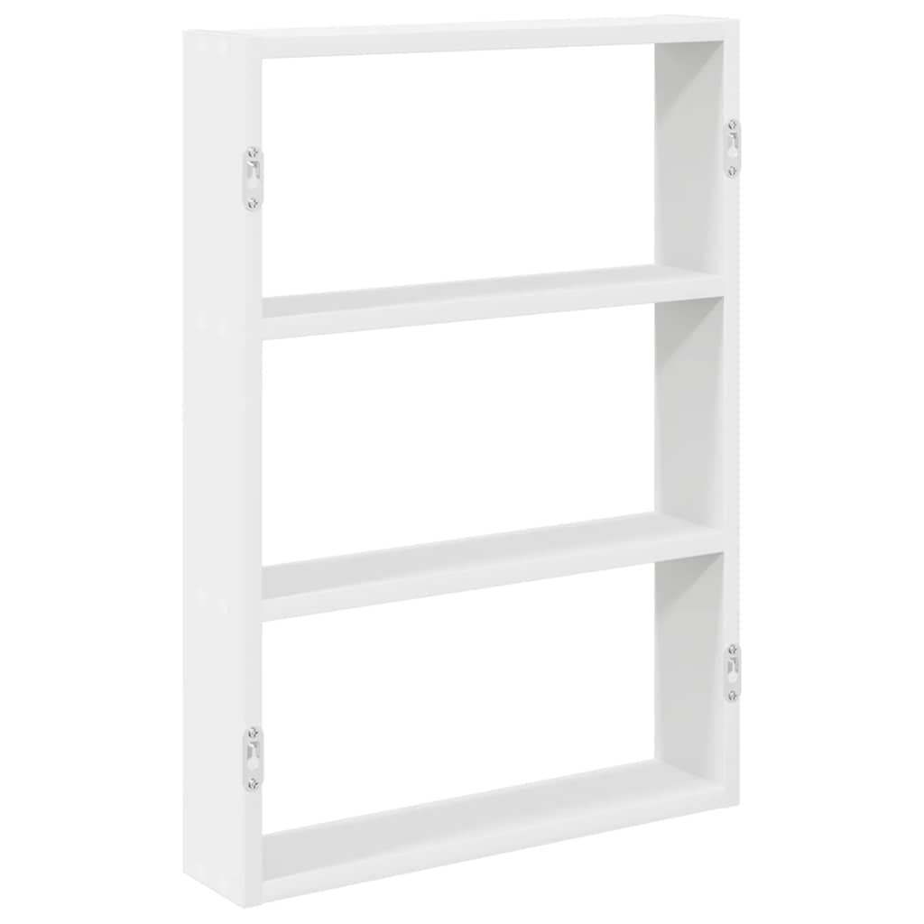 Étagère murale blanc 43x9x60 cm bois d'ingénierie - XIOS