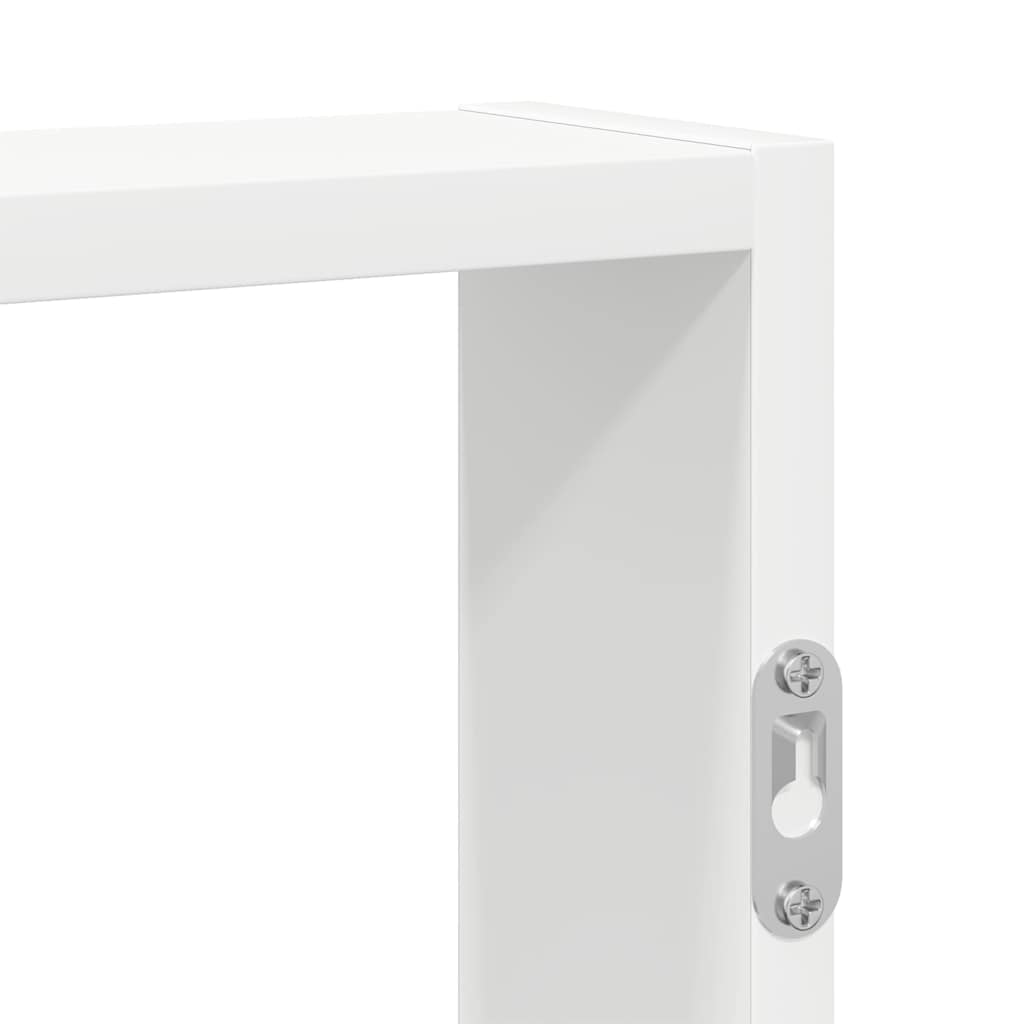 Étagère murale blanc 43x9x60 cm bois d'ingénierie - XIOS