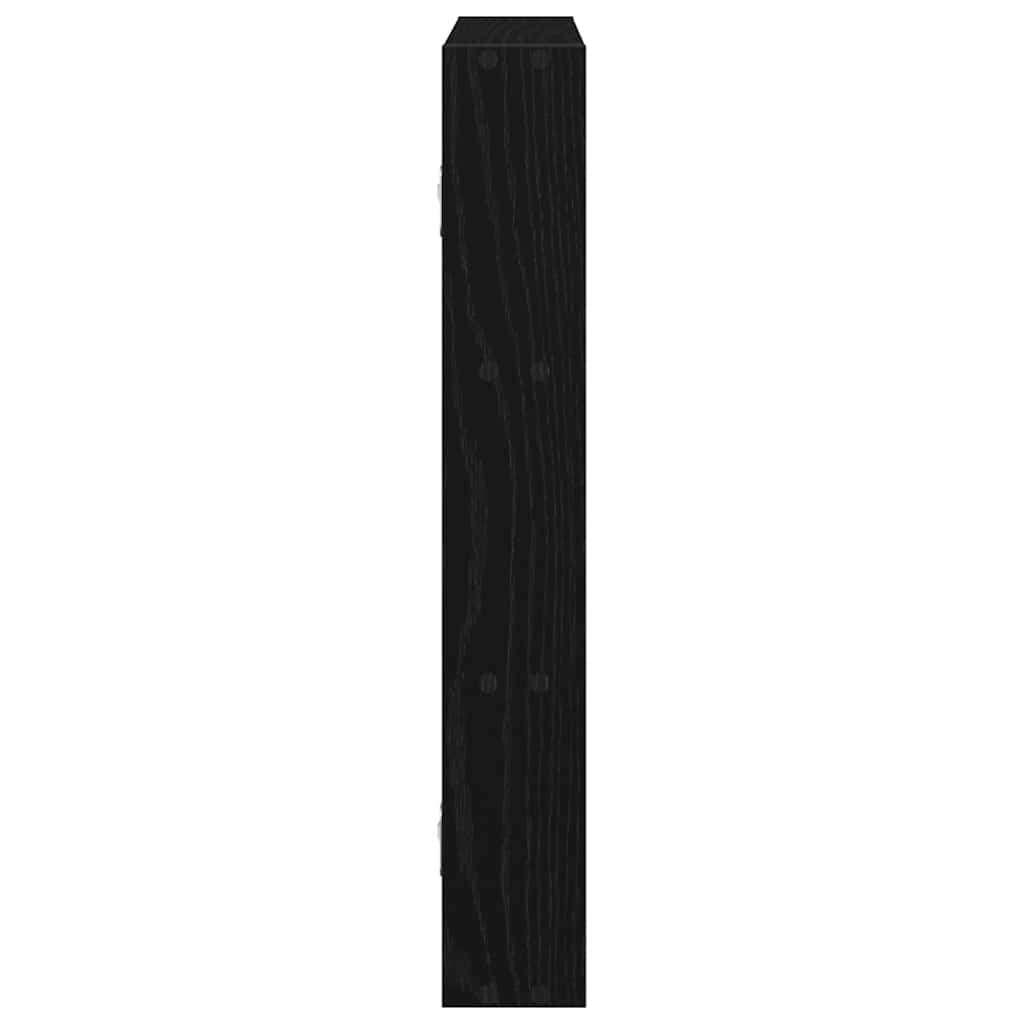 Étagère murale noir 43x9x60 cm bois d'ingénierie - XIOS