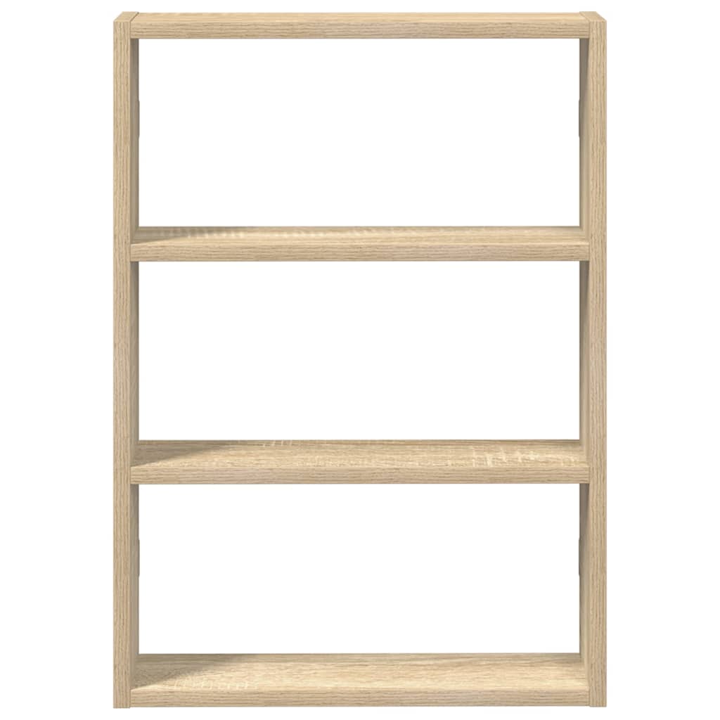 Étagère murale chêne sonoma 43x9x60 cm bois d'ingénierie - XIOS