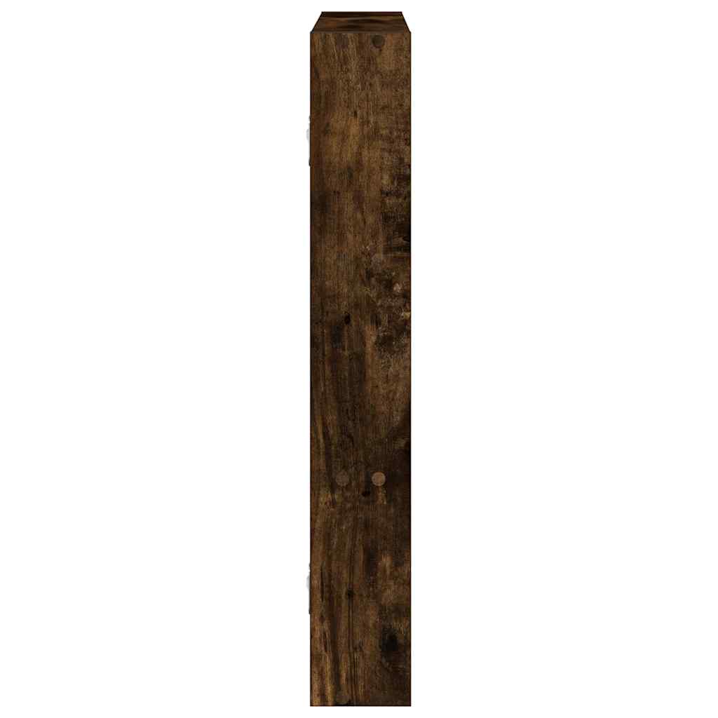 Étagère murale chêne fumé 43x9x60 cm bois d'ingénierie - XIOS