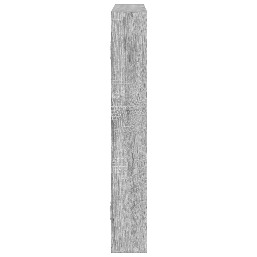 Étagère murale sonoma gris 43x9x60 cm bois ingénierie - XIOS