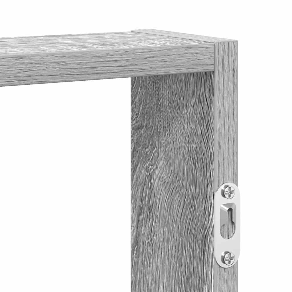 Étagère murale sonoma gris 43x9x60 cm bois ingénierie - XIOS