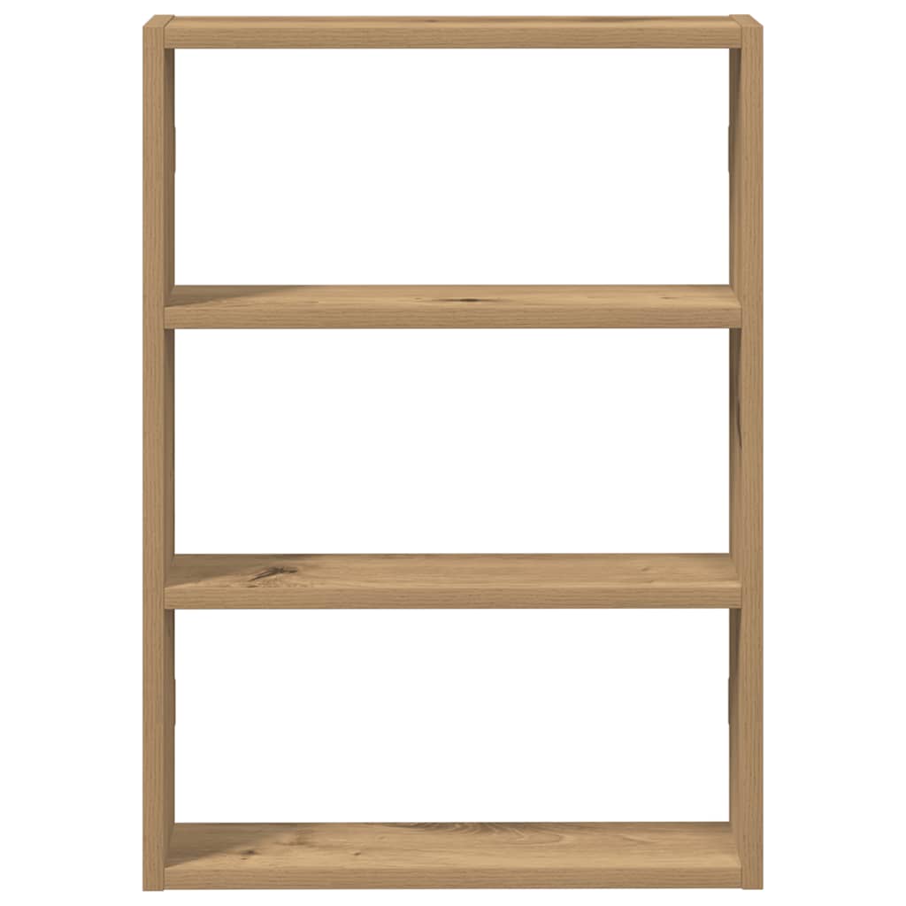 Étagère murale chêne artisanal 43x9x60 cm bois d'ingénierie - XIOS
