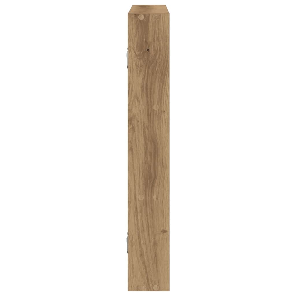 Étagère murale chêne artisanal 43x9x60 cm bois d'ingénierie - XIOS