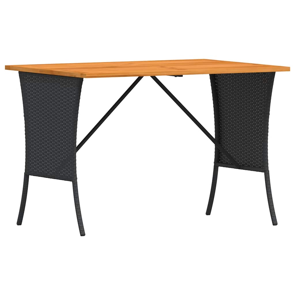 Ensemble à manger de jardin avec coussins 3 pcs Noir - XIOS