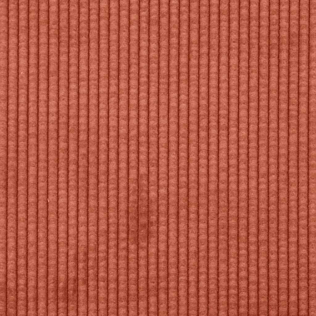 Module d'extrémité d'accoudoir de canapé modulaire avec coussins rouge orangé 100 cm - XIOS