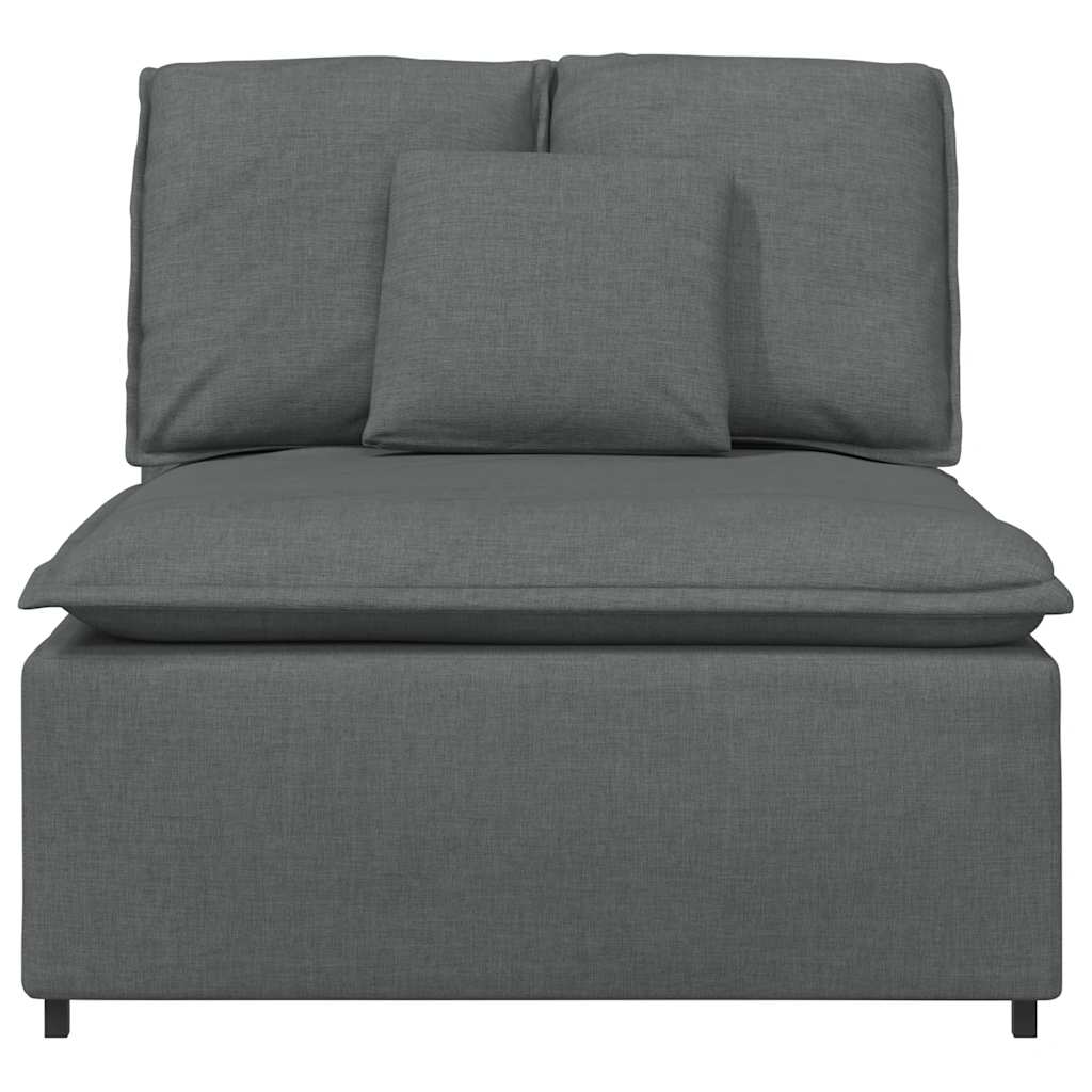 Module central de canapé modulaire coussins gris foncé 100 cm - XIOS