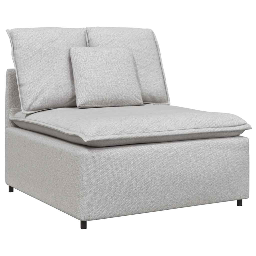 Module central de canapé modulable avec coussins Gris nuage 100 cm - XIOS