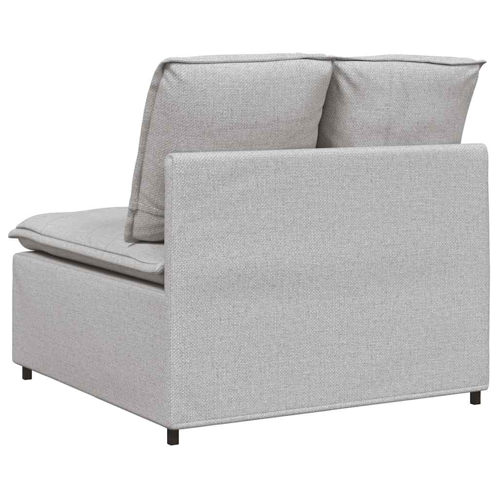 Module central de canapé modulable avec coussins Gris nuage 100 cm - XIOS