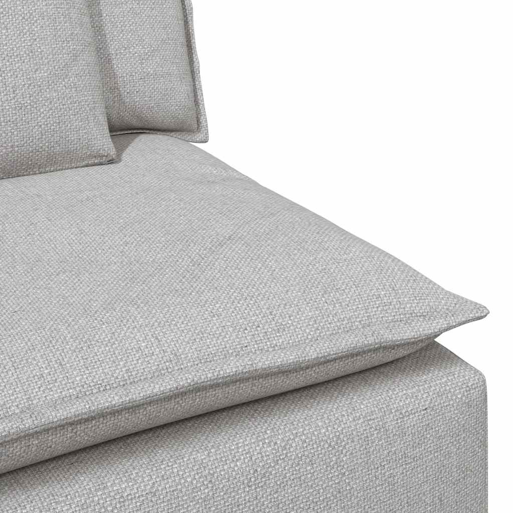 Module central de canapé modulable avec coussins Gris nuage 100 cm - XIOS