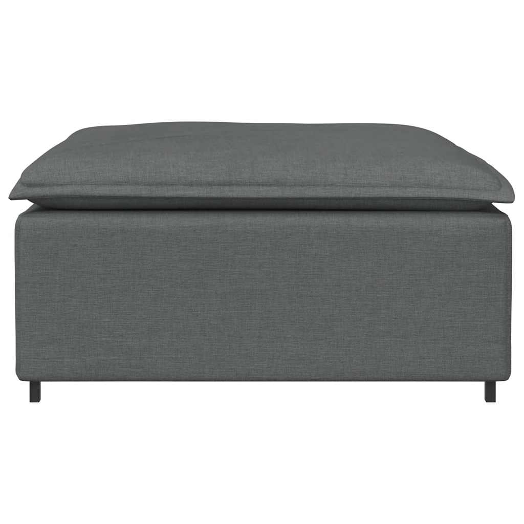 Module de repose-pieds pour canapé modulaire Gris foncé 100 x 100 x 48 cm - XIOS