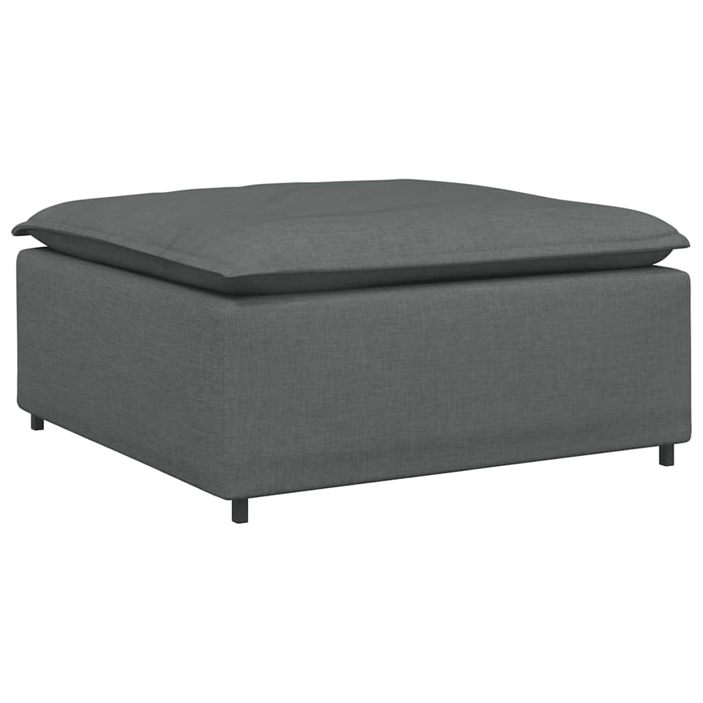 Module de repose-pieds pour canapé modulaire Gris foncé 100 x 100 x 48 cm - XIOS