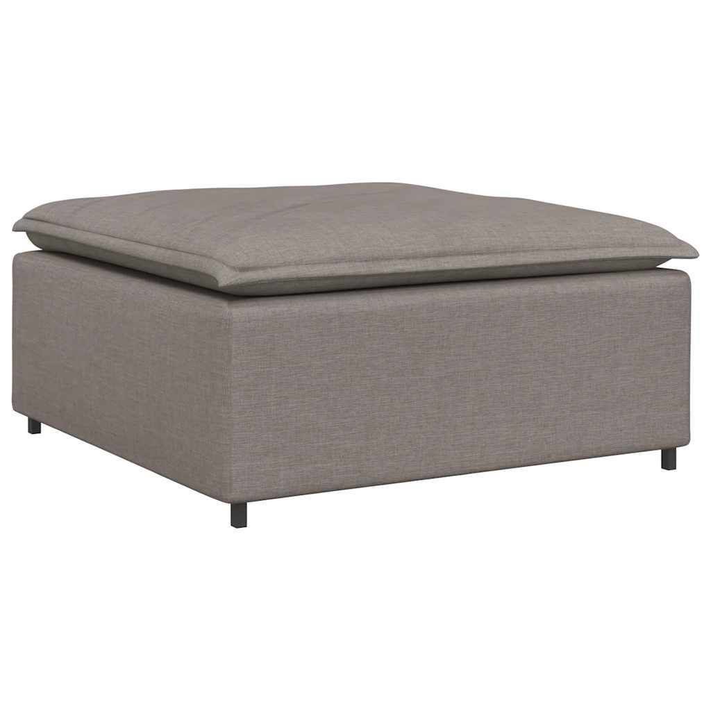 Module de repose-pieds pour canapé modulaire Taupe 100 x 100 x 48 cm