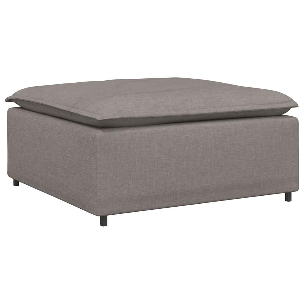 Module de repose-pieds pour canapé modulaire Taupe 100 x 100 x 48 cm