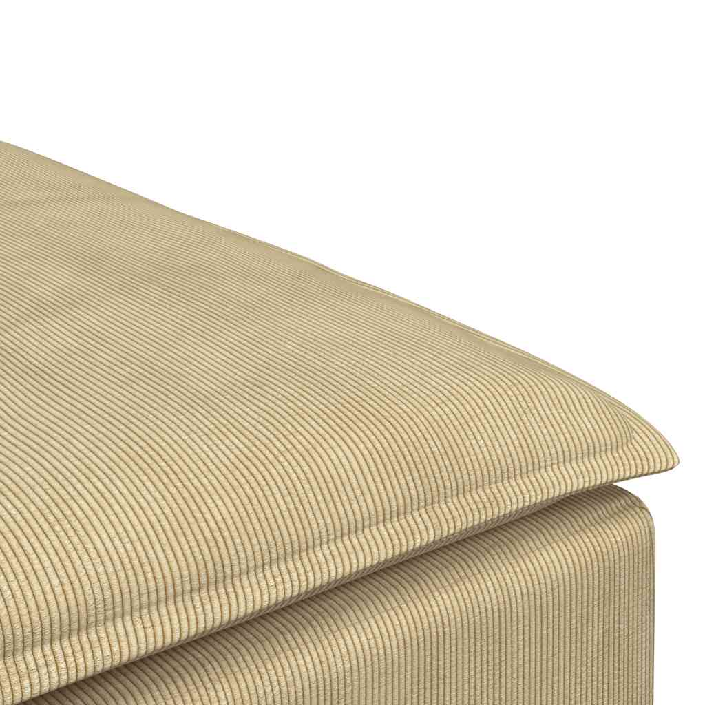 Repose-pieds modulaire pour canapé gris et vert 100 x 100 x 48 cm - XIOS