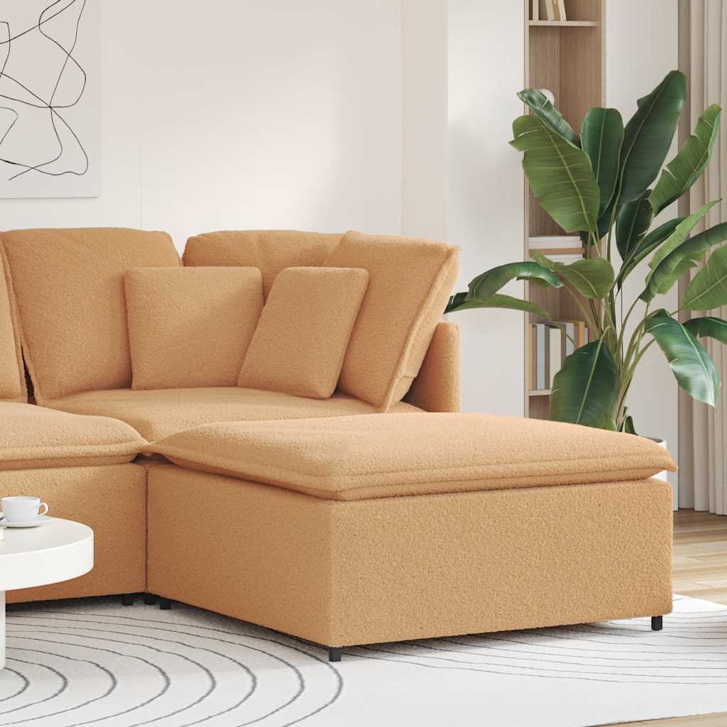 Repose-pieds modulaire beige 100x100x48 cm - XIOS