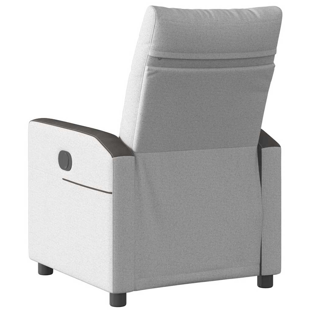 Fauteuil inclinable gris nuage tissu - XIOS