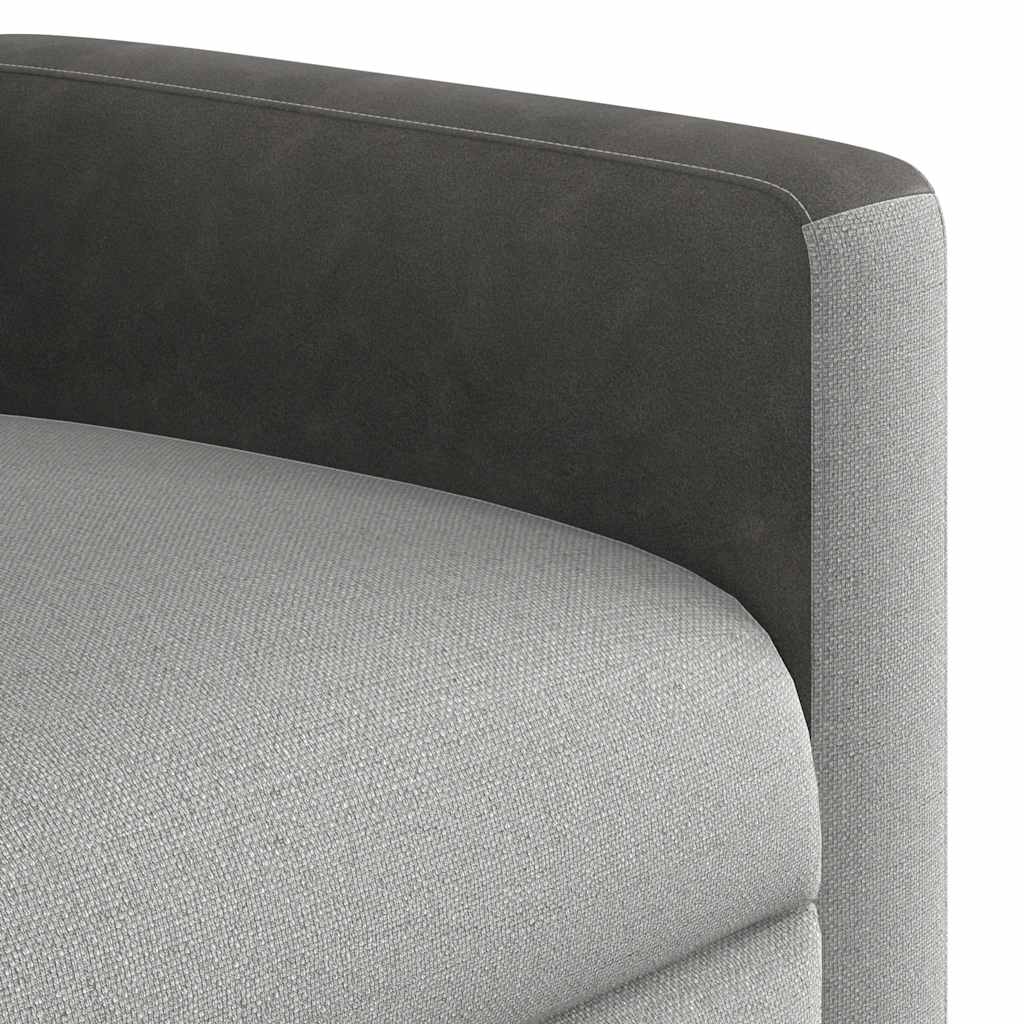 Fauteuil inclinable gris nuage tissu - XIOS