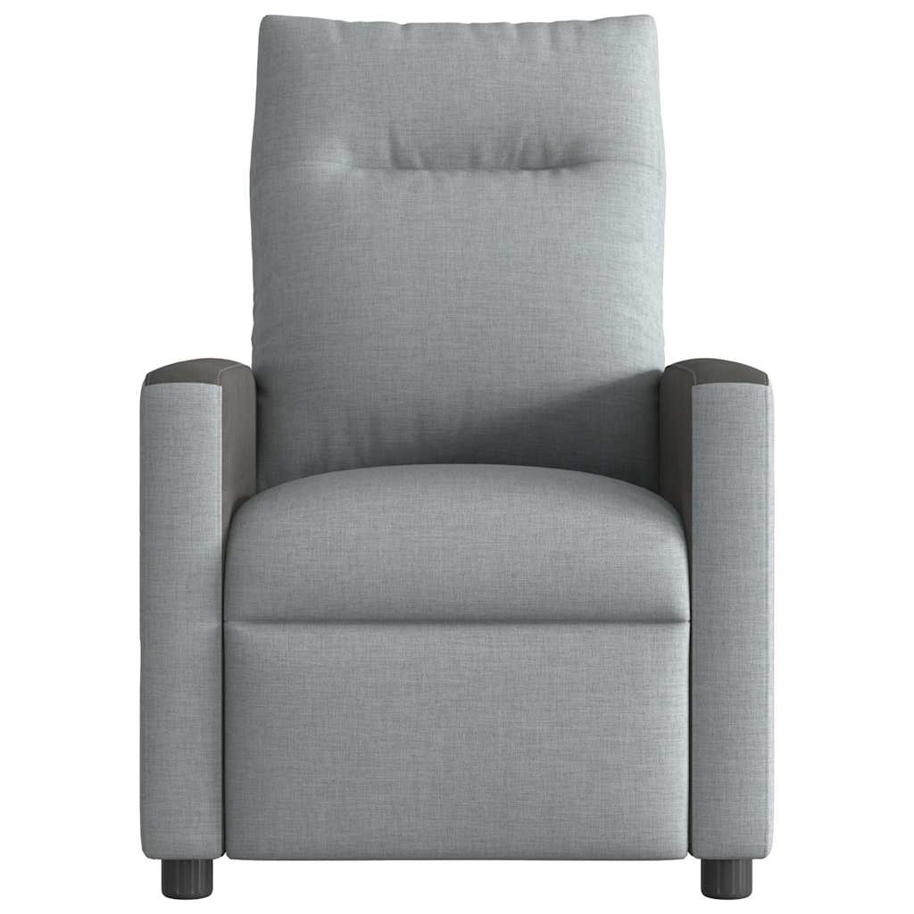 Fauteuil inclinable Gris clair Tissu - XIOS